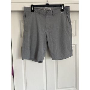 Travis Matthew Mens Golf ⛳️ Shorts Sz 38 Gray Pockets 10" Inseam